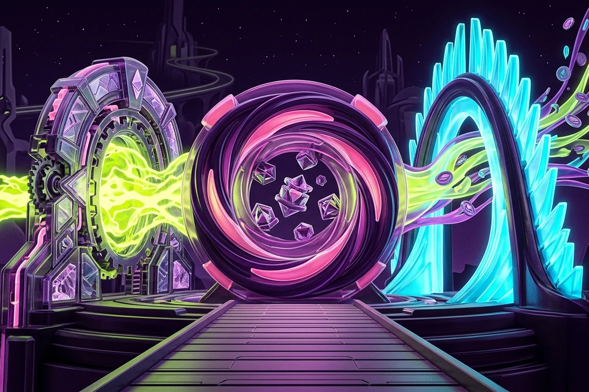 Three-stage Cake Monster relaunch gateway showing finish, reserve claims and restored supply